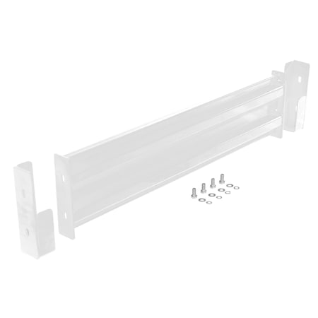Vestil Drop-In Style Guard Rail 4 Ft White GR-F2R-DI-4-WT